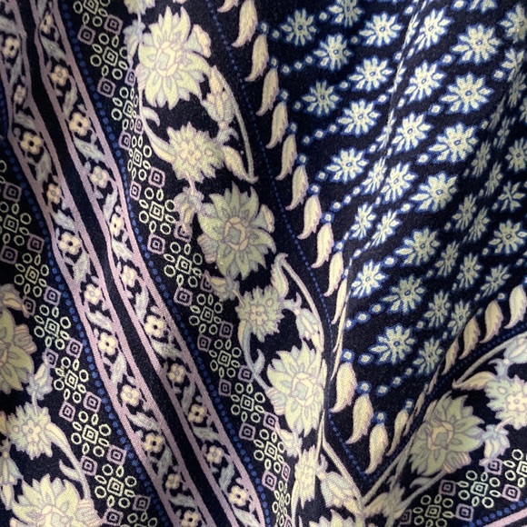 Blue floral summer dress for girls - Picture 2 of 4